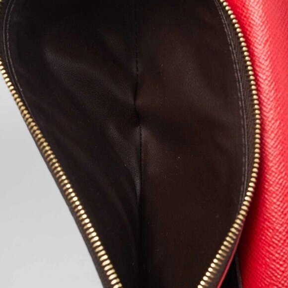 Louis Vuitton Monogram Canvas Red Emilie Bloom Flowers Wallet - Picture 8 of 10